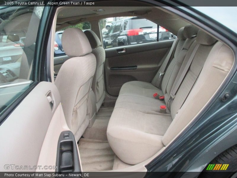 Aspen Green Pearl / Taupe 2005 Toyota Camry LE