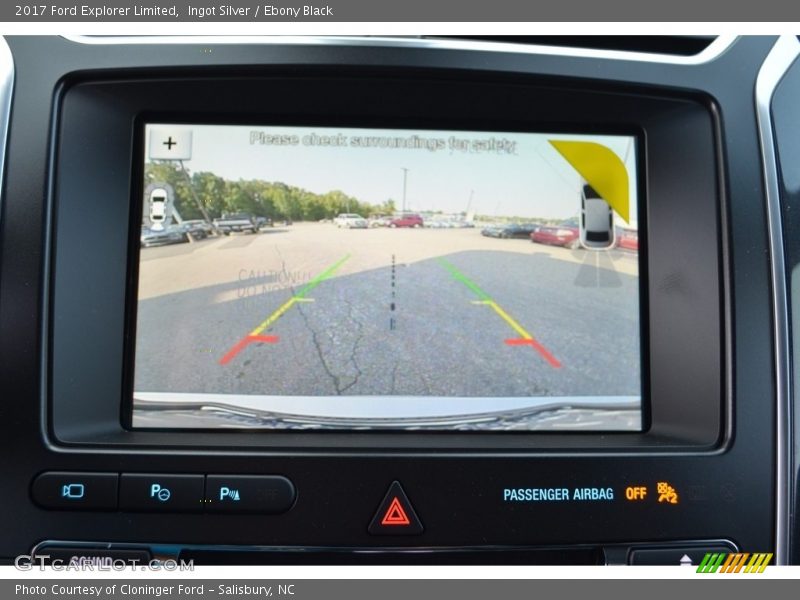 Ingot Silver / Ebony Black 2017 Ford Explorer Limited