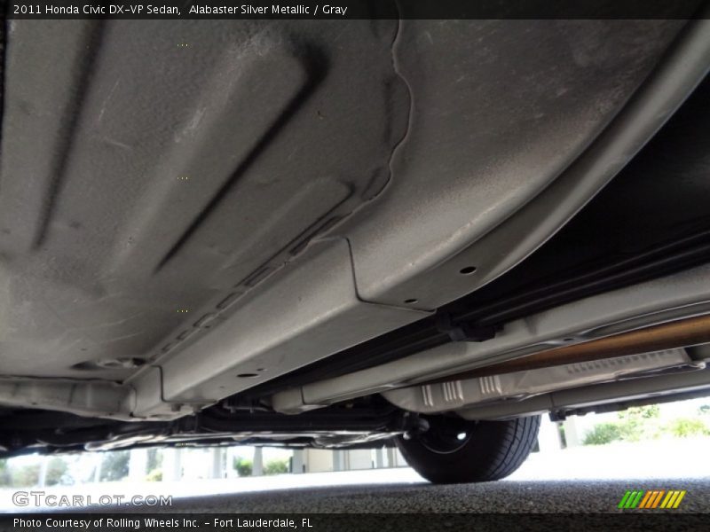 Alabaster Silver Metallic / Gray 2011 Honda Civic DX-VP Sedan