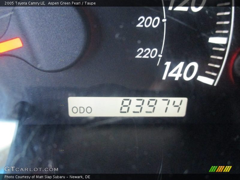 Aspen Green Pearl / Taupe 2005 Toyota Camry LE