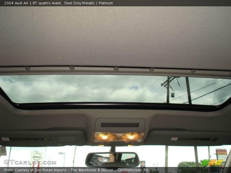 Steel Grey Metallic / Platinum 2004 Audi A4 1.8T quattro Avant