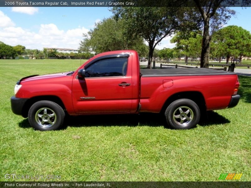 Impulse Red Pearl / Graphite Gray 2006 Toyota Tacoma Regular Cab
