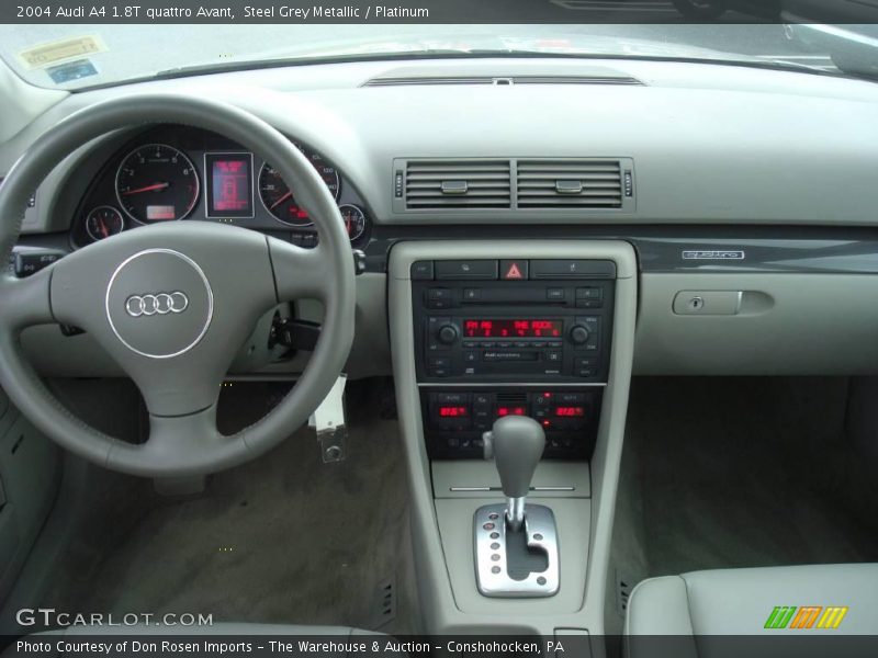 Steel Grey Metallic / Platinum 2004 Audi A4 1.8T quattro Avant