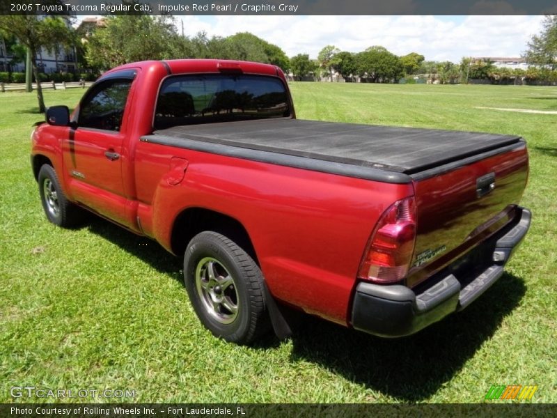 Impulse Red Pearl / Graphite Gray 2006 Toyota Tacoma Regular Cab