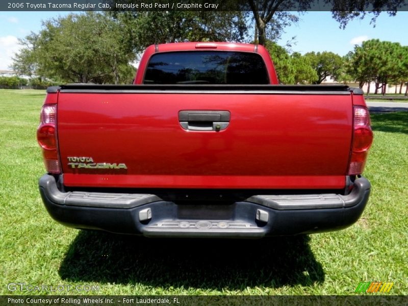 Impulse Red Pearl / Graphite Gray 2006 Toyota Tacoma Regular Cab