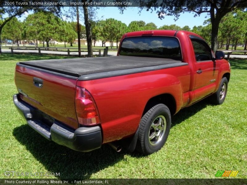 Impulse Red Pearl / Graphite Gray 2006 Toyota Tacoma Regular Cab