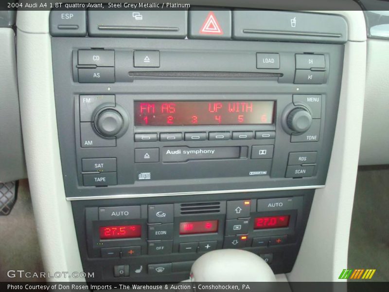 Steel Grey Metallic / Platinum 2004 Audi A4 1.8T quattro Avant