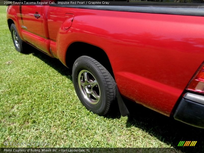 Impulse Red Pearl / Graphite Gray 2006 Toyota Tacoma Regular Cab