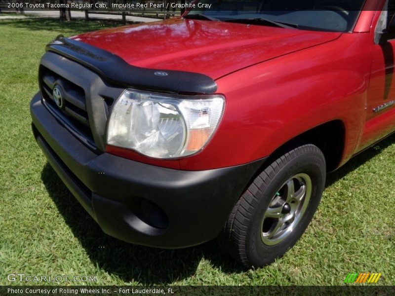 Impulse Red Pearl / Graphite Gray 2006 Toyota Tacoma Regular Cab