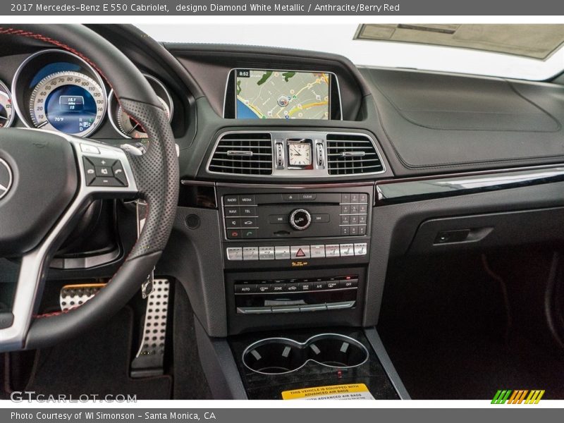 Dashboard of 2017 E 550 Cabriolet