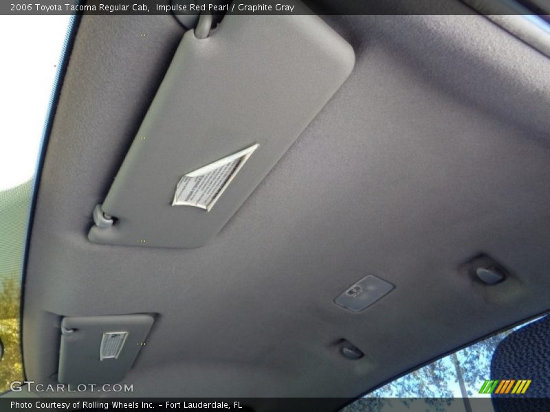 Impulse Red Pearl / Graphite Gray 2006 Toyota Tacoma Regular Cab