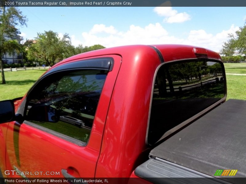 Impulse Red Pearl / Graphite Gray 2006 Toyota Tacoma Regular Cab