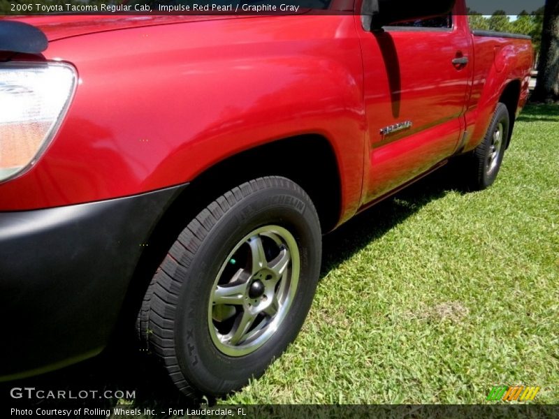 Impulse Red Pearl / Graphite Gray 2006 Toyota Tacoma Regular Cab