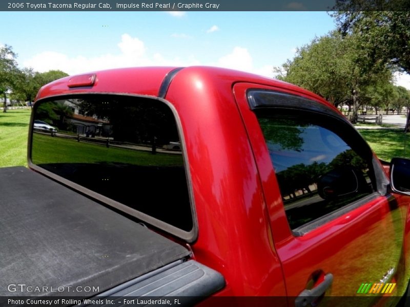 Impulse Red Pearl / Graphite Gray 2006 Toyota Tacoma Regular Cab