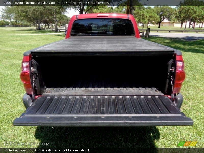Impulse Red Pearl / Graphite Gray 2006 Toyota Tacoma Regular Cab