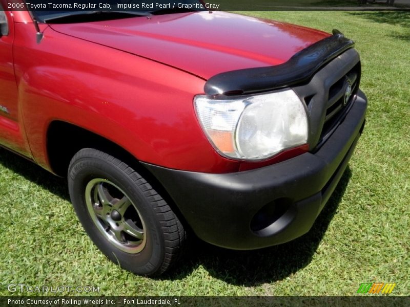 Impulse Red Pearl / Graphite Gray 2006 Toyota Tacoma Regular Cab