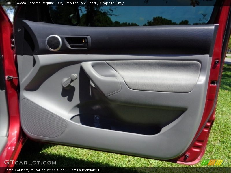 Impulse Red Pearl / Graphite Gray 2006 Toyota Tacoma Regular Cab