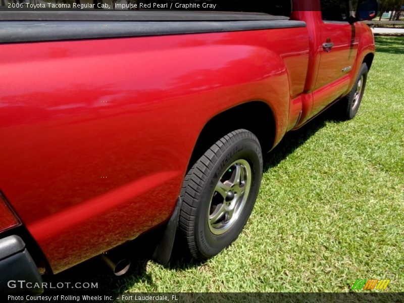 Impulse Red Pearl / Graphite Gray 2006 Toyota Tacoma Regular Cab