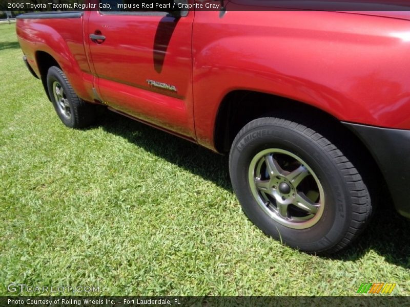 Impulse Red Pearl / Graphite Gray 2006 Toyota Tacoma Regular Cab