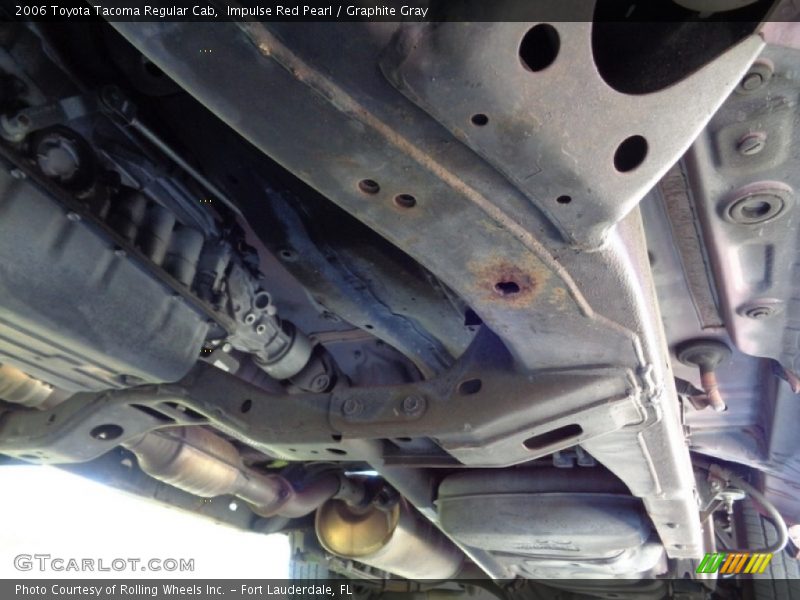 Impulse Red Pearl / Graphite Gray 2006 Toyota Tacoma Regular Cab
