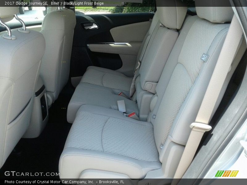 Billet / Black/Light Frost Beige 2017 Dodge Journey SE