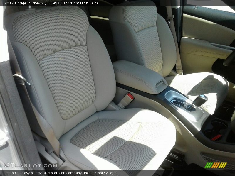 Billet / Black/Light Frost Beige 2017 Dodge Journey SE