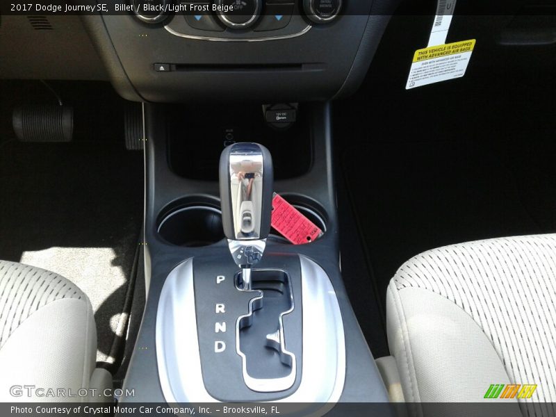 Billet / Black/Light Frost Beige 2017 Dodge Journey SE