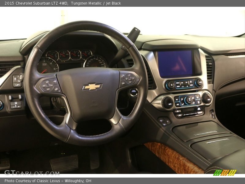 Tungsten Metallic / Jet Black 2015 Chevrolet Suburban LTZ 4WD