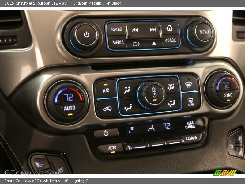 Tungsten Metallic / Jet Black 2015 Chevrolet Suburban LTZ 4WD