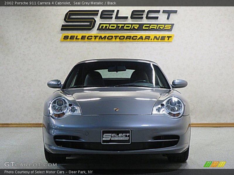 Seal Grey Metallic / Black 2002 Porsche 911 Carrera 4 Cabriolet