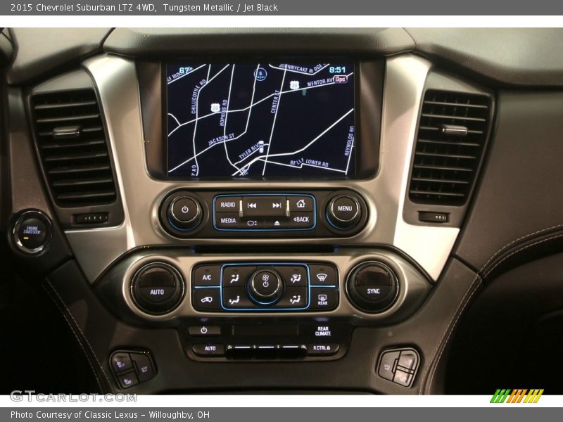 Tungsten Metallic / Jet Black 2015 Chevrolet Suburban LTZ 4WD