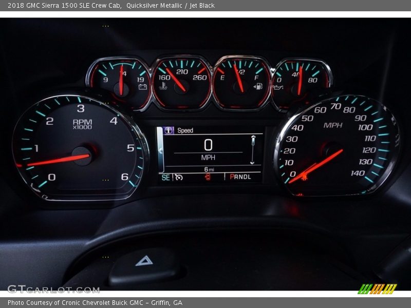  2018 Sierra 1500 SLE Crew Cab SLE Crew Cab Gauges