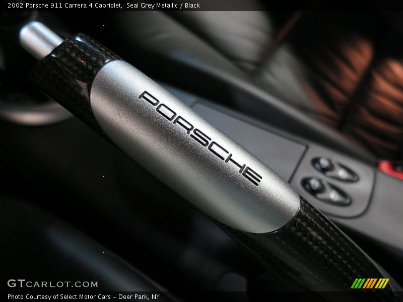 Seal Grey Metallic / Black 2002 Porsche 911 Carrera 4 Cabriolet