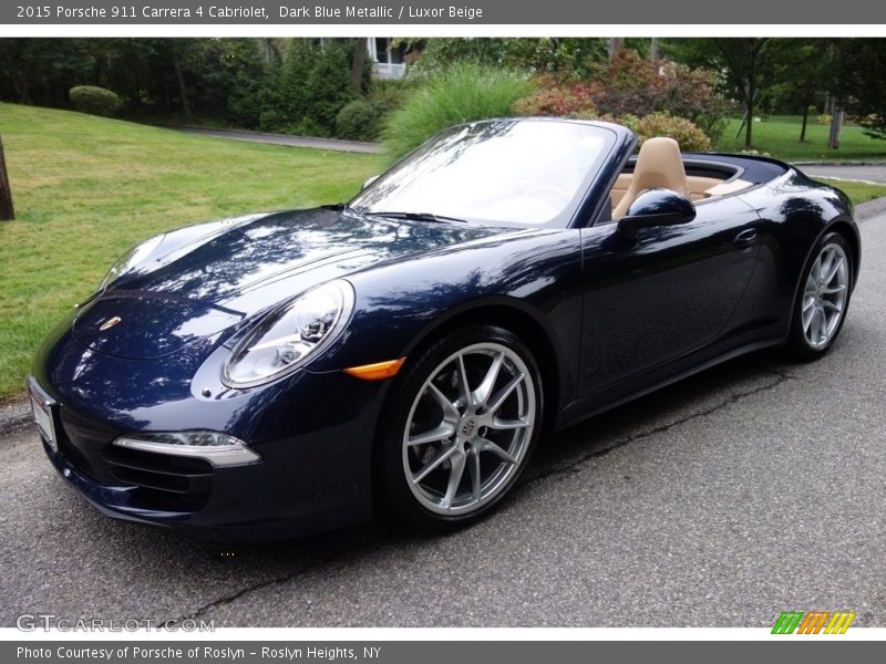 Front 3/4 View of 2015 911 Carrera 4 Cabriolet