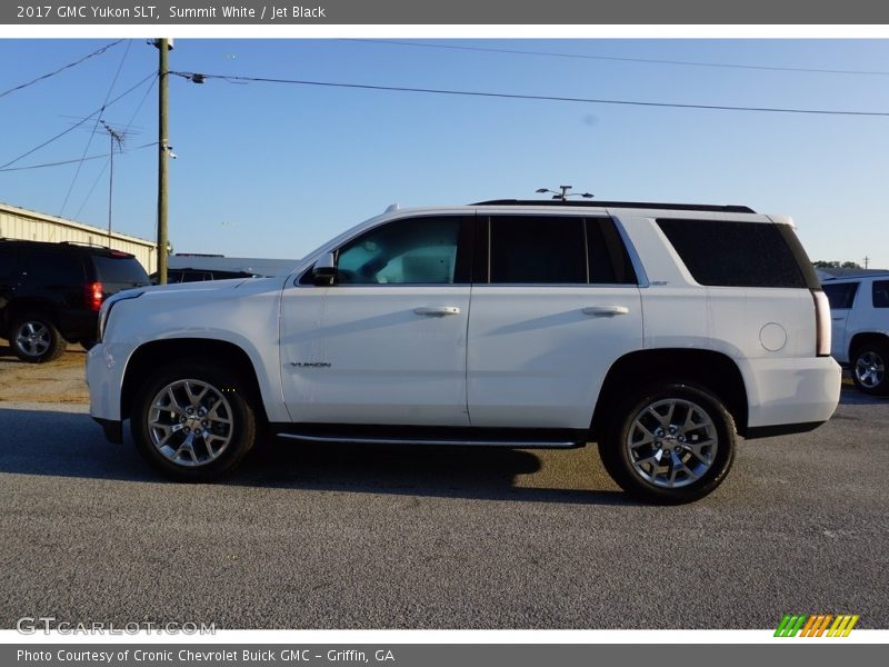 Summit White / Jet Black 2017 GMC Yukon SLT