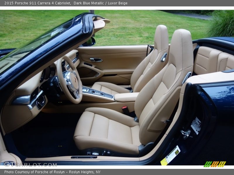 Front Seat of 2015 911 Carrera 4 Cabriolet