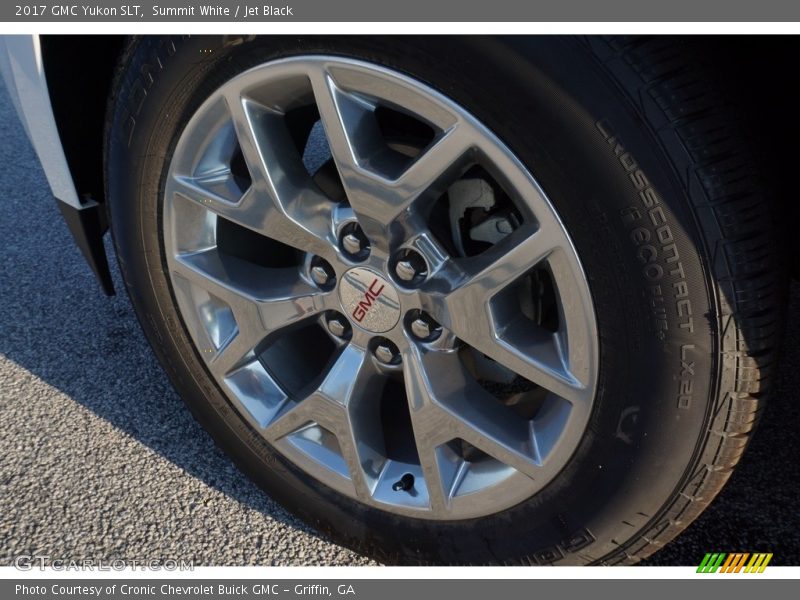 Summit White / Jet Black 2017 GMC Yukon SLT