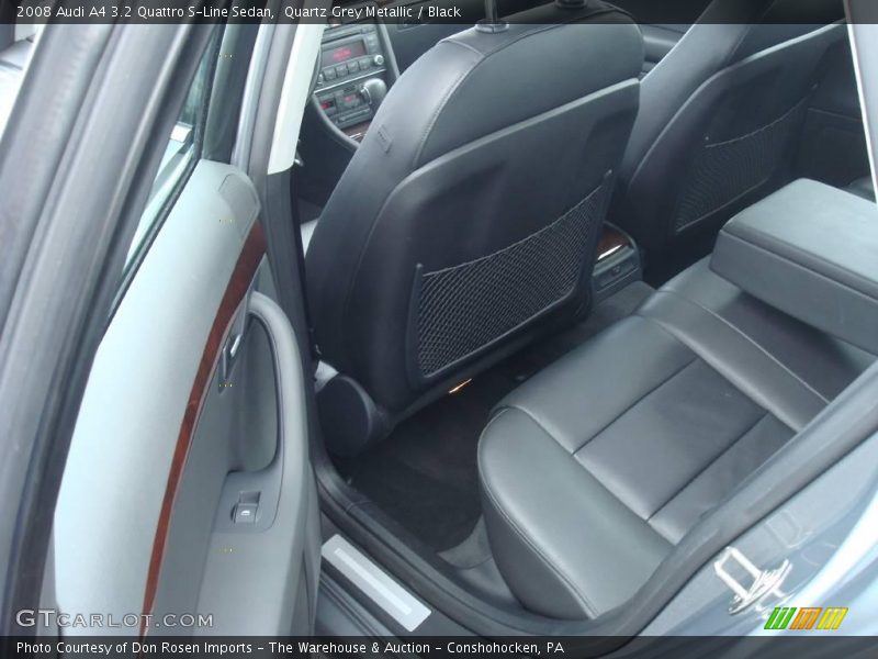 Quartz Grey Metallic / Black 2008 Audi A4 3.2 Quattro S-Line Sedan