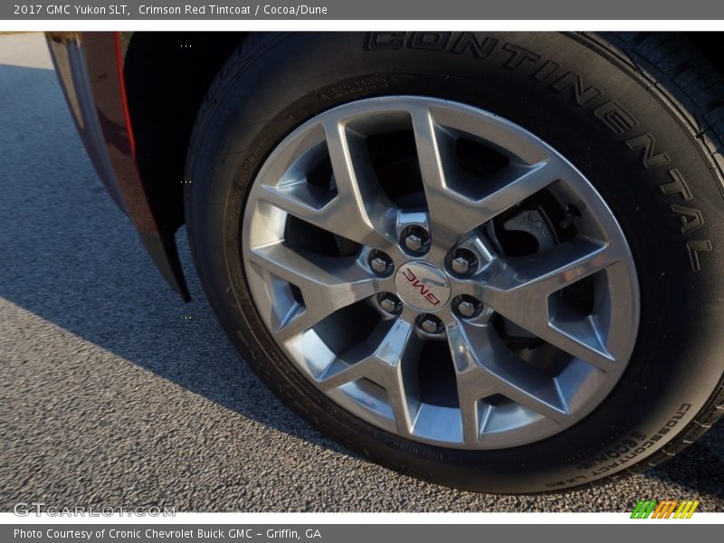 Crimson Red Tintcoat / Cocoa/Dune 2017 GMC Yukon SLT