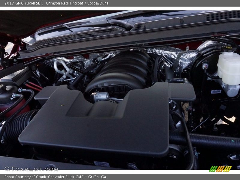 Crimson Red Tintcoat / Cocoa/Dune 2017 GMC Yukon SLT