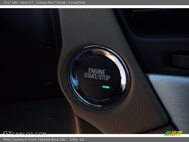 Crimson Red Tintcoat / Cocoa/Dune 2017 GMC Yukon SLT
