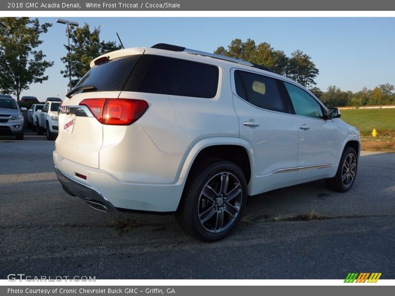 White Frost Tricoat / Cocoa/Shale 2018 GMC Acadia Denali