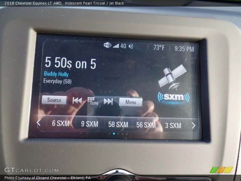 Iridescent Pearl Tricoat / Jet Black 2018 Chevrolet Equinox LT AWD