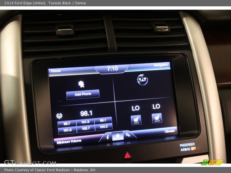 Tuxedo Black / Sienna 2014 Ford Edge Limited