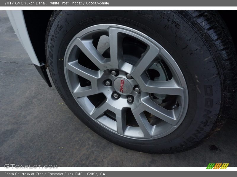 White Frost Tricoat / Cocoa/­Shale 2017 GMC Yukon Denali
