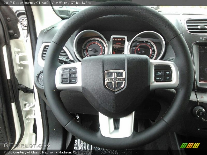 Vice White / GT Black/Red 2017 Dodge Journey GT AWD