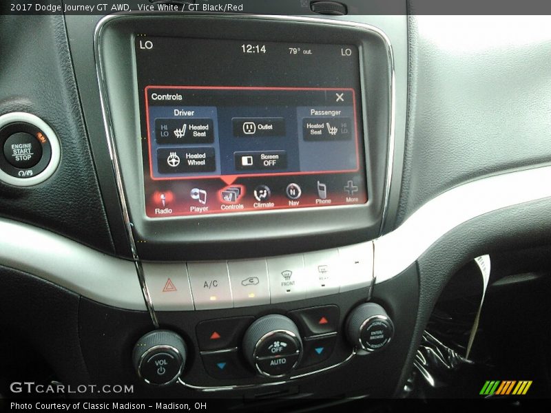 Vice White / GT Black/Red 2017 Dodge Journey GT AWD