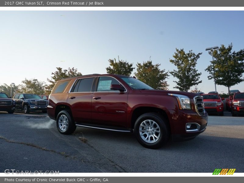 Crimson Red Tintcoat / Jet Black 2017 GMC Yukon SLT