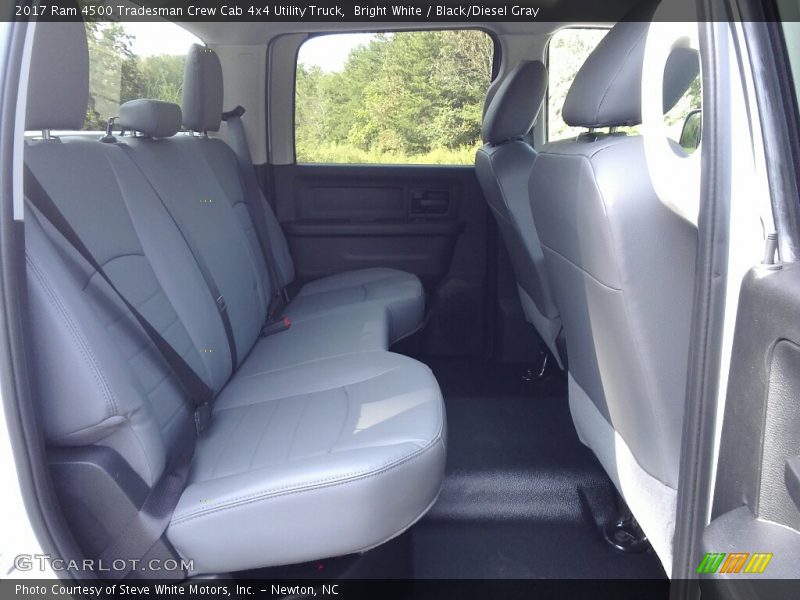 Bright White / Black/Diesel Gray 2017 Ram 4500 Tradesman Crew Cab 4x4 Utility Truck