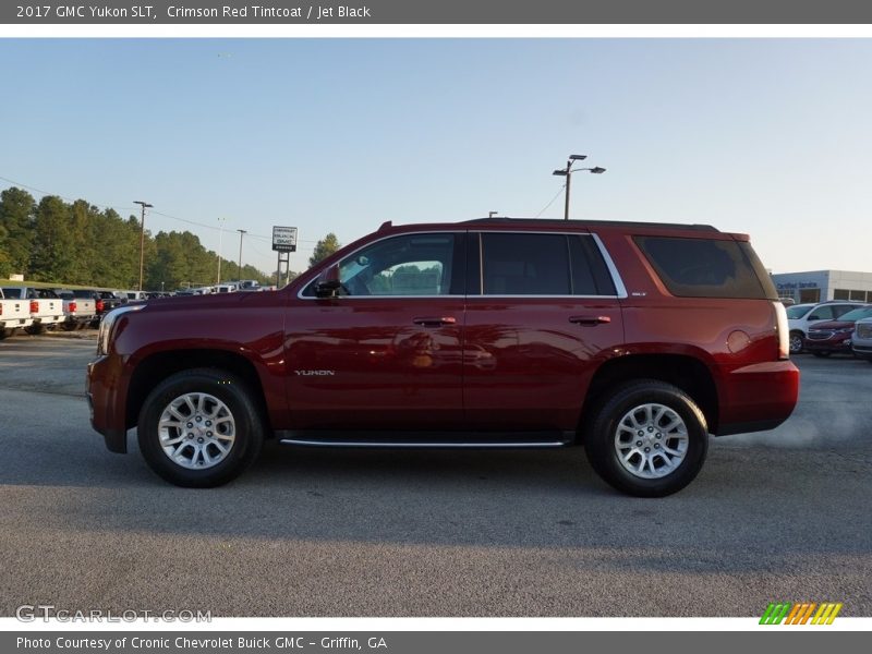 Crimson Red Tintcoat / Jet Black 2017 GMC Yukon SLT